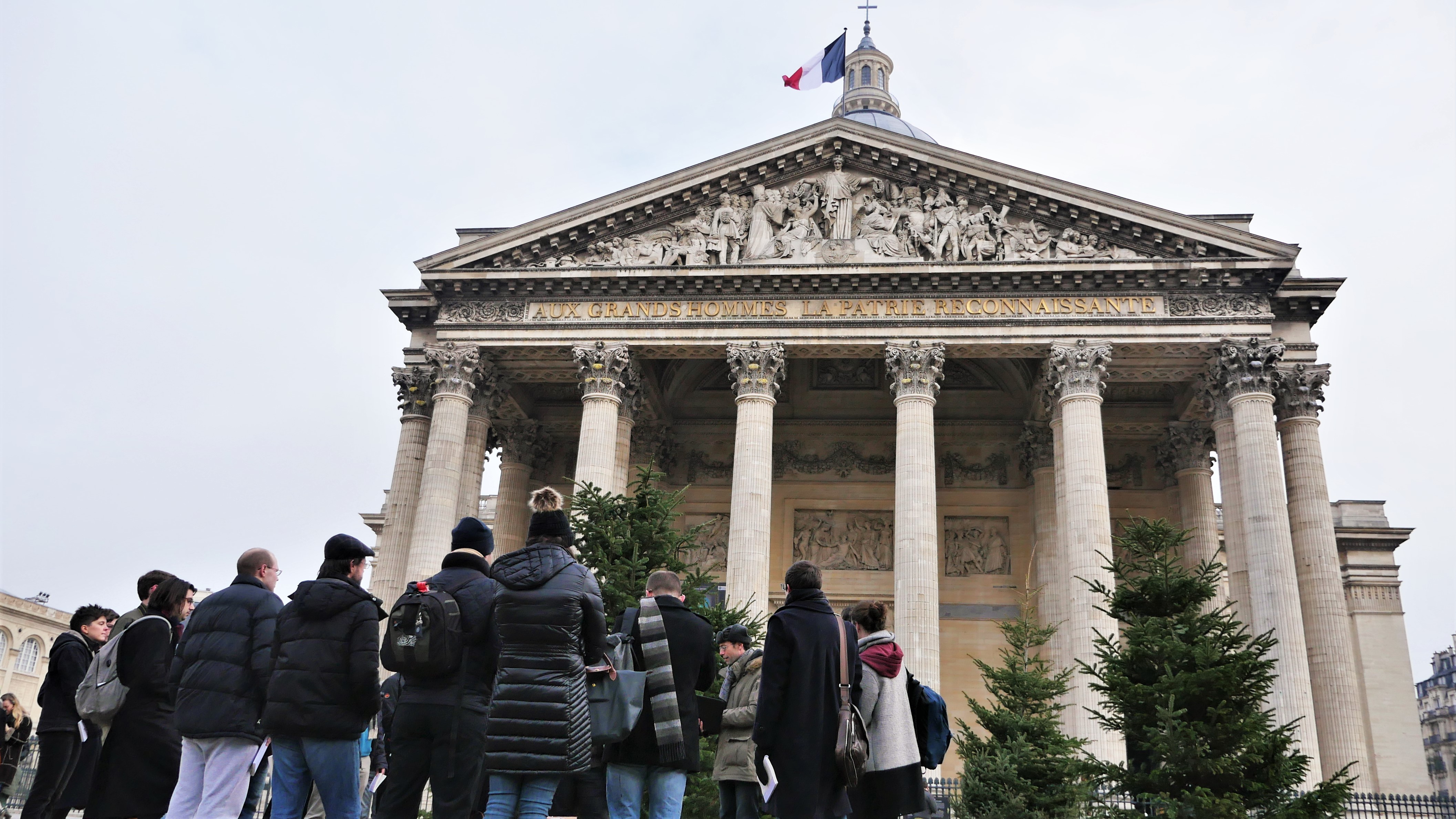 Visiting the Panthéon, final resting place of many great French scholars